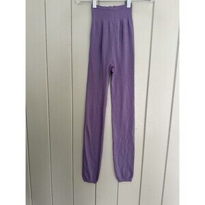 Gudrun Sjoden Tights L Large Purple Footless Boho Art to Wear